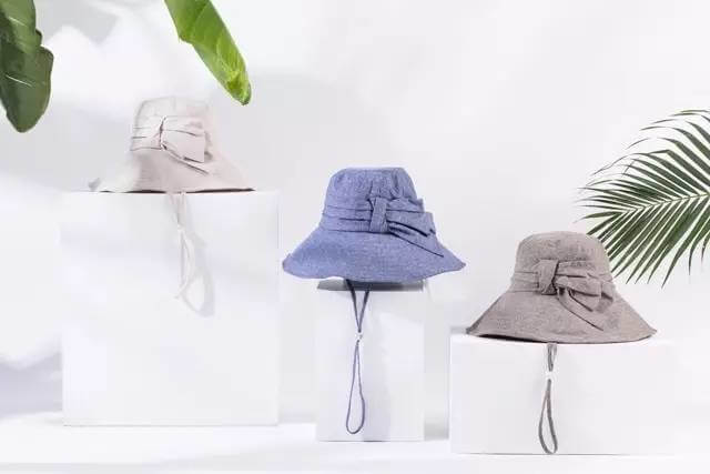 cotton-hat-with-bow-knot