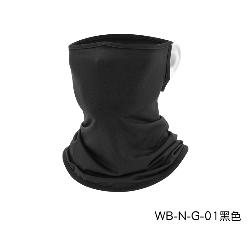 neck gaiter with ear loop hole