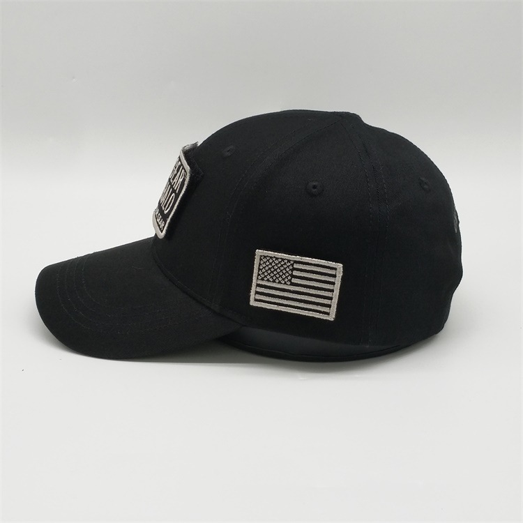 Custom Made Embroidered Removable Velcro Patch Baseball Cap