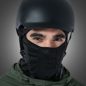 Tough Headwear Hunting Face Mask for Cold Weather - Orange Balaclava - Hi Visibility Ski Mask for Men - Hunting Face Cover