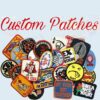 custom iron on patch DIY your own design name tag brand letter large  military biker applique patches for jacket - CNCAPS