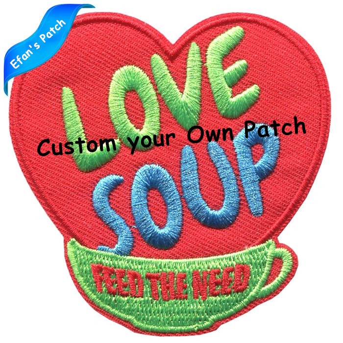 custom velcro patches for clothing iron on patch Hook and Loop