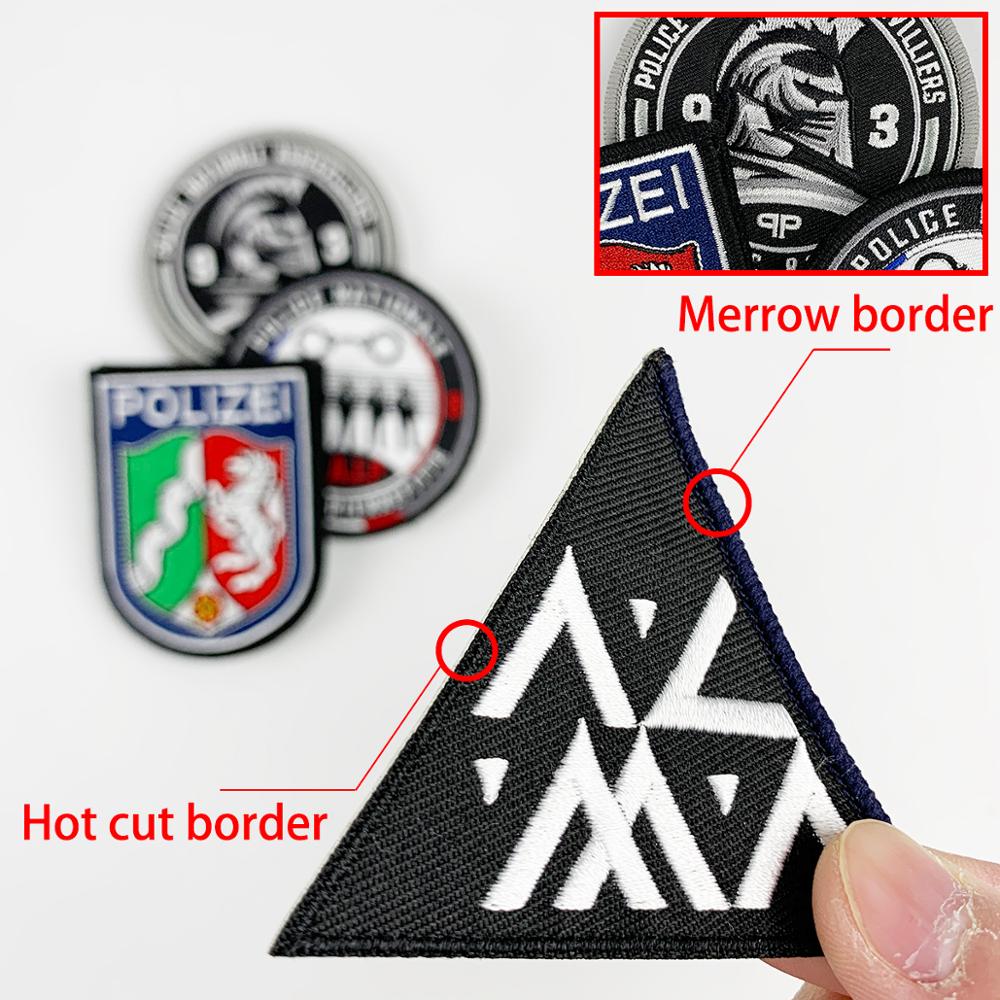 custom iron on patch DIY your own design name tag brand letter large  military biker applique patches for jacket