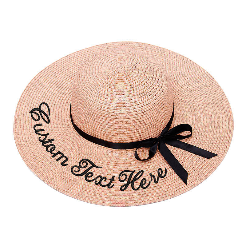 Dropship Women Sun Beach Hats Wide Brim Packable Straw Hats
