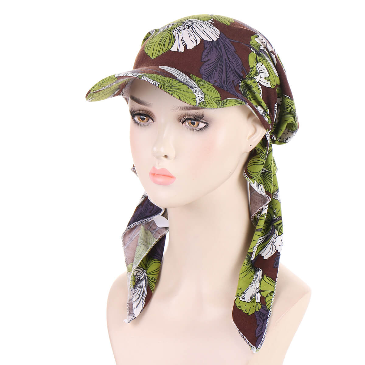 custom scarf visor cap silky wholesale