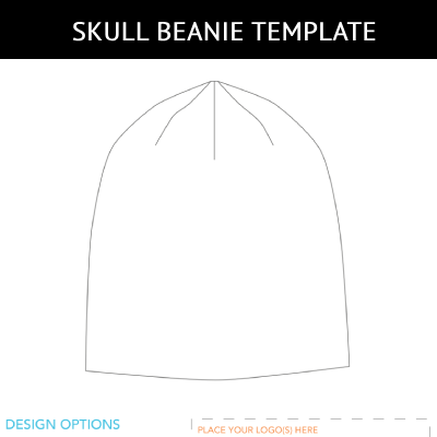 skull beanie template free download