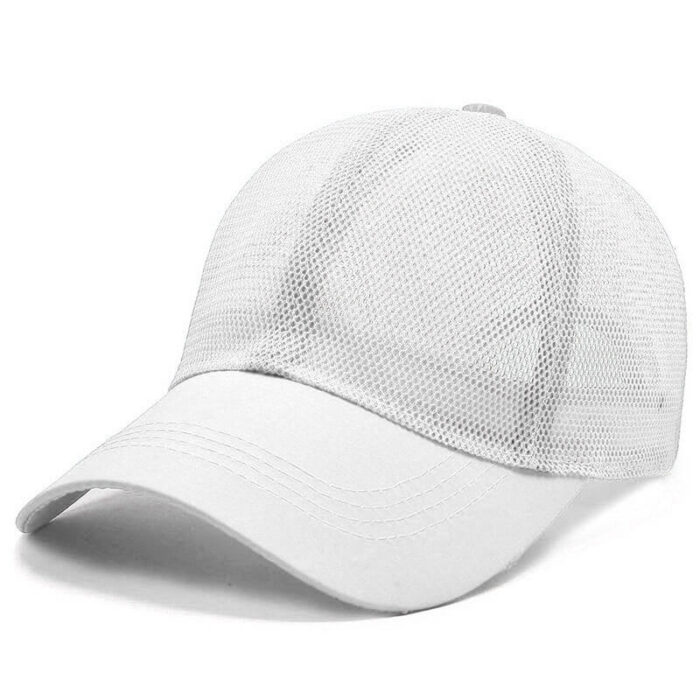 Full mesh hats custom made wholesale business regular brim