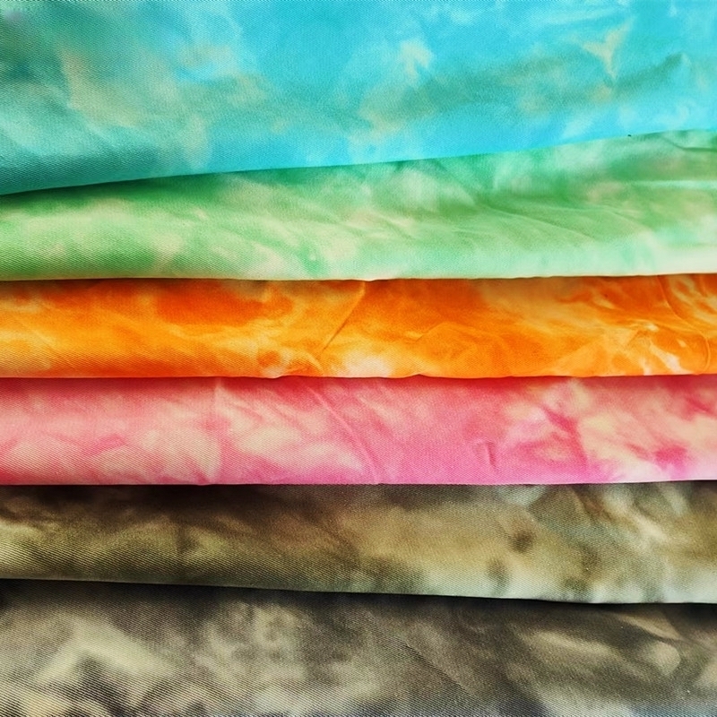 tie dye cotton twill color options for custom headwear