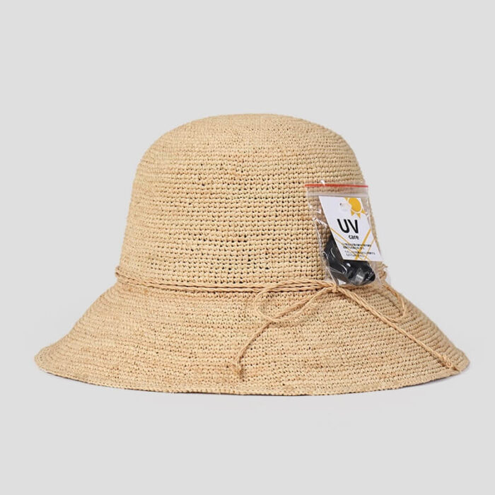 raffia straw hat custom made anti uv sun hat wholesale