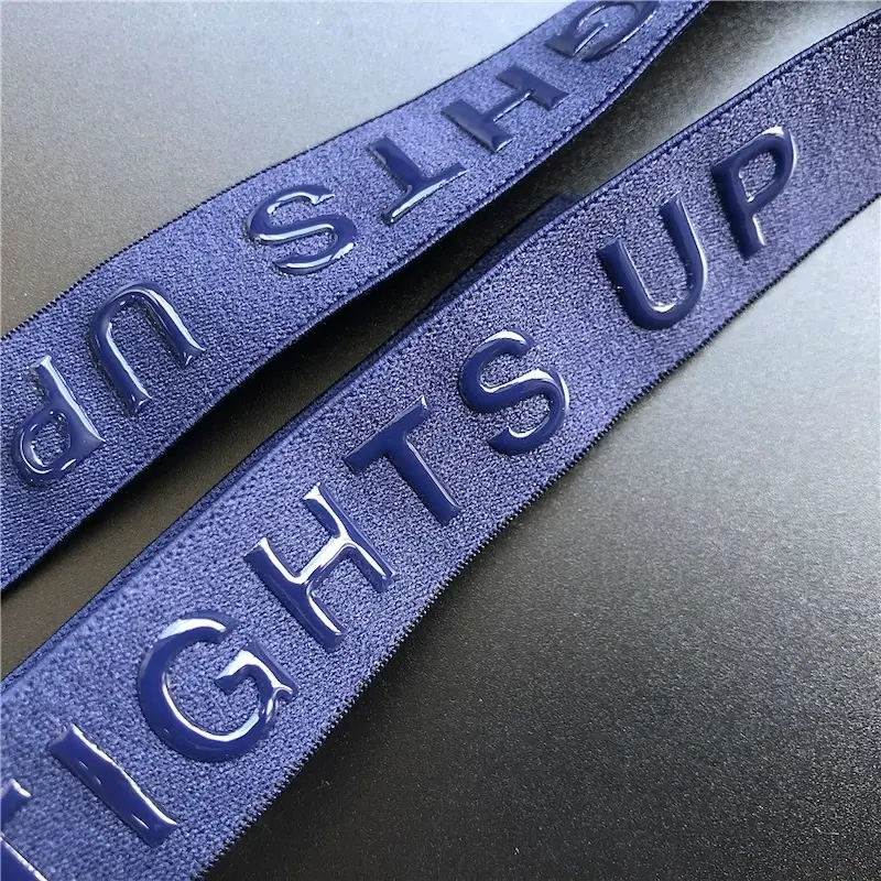 Custom Silicone Anti Slip Elastic Strap Webbing Rubber Band Wholesale Accessories