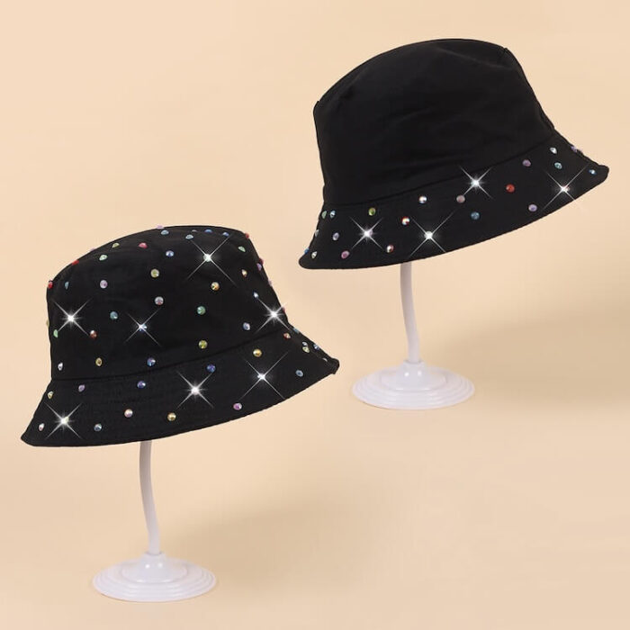 custom pearls bucket hats luxury caps wholesale