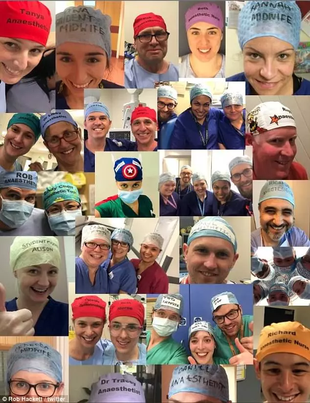 named scrub caps challenge Making operating rooms feel less cold