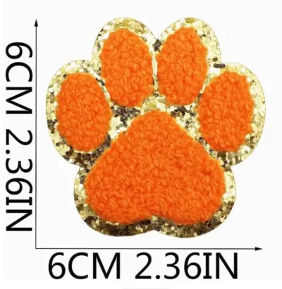custom terry cloth embroidery patch for clothing and hats